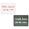 Creativity Street® 9" x 12" Combo Board, Whiteboard and Chalk, 10ct.